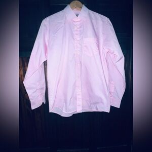 Chaps, pink long sleeve button up‎ boys size 16 stretch